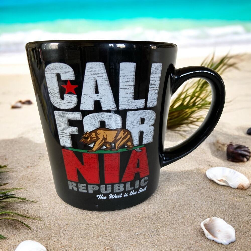 California State Republic West is the Best Grizzly Bear 16 oz Coffee Tea Mug CA